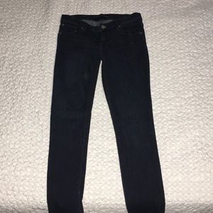 Express dark wash skinny